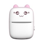 Imprimante de poche Mini BT Imprimante thermique compatible avec iOS & Étiquette portable pour imprimante en papier Android