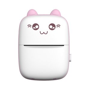 Imprimante de poche Mini BT Imprimante thermique compatible avec iOS & Étiquette portable pour imprimante en papier Android