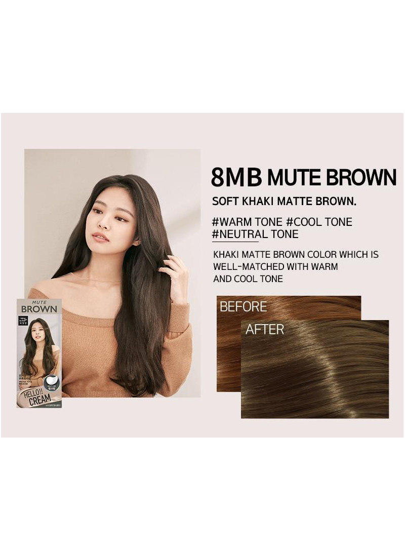 Mise-en-scène Bonjour Couleur Crème (6WB-Marron Chaud)