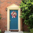 thumbnail image 3 of AMERTEER Baseball Door Wreath Handmade Hanging Wreath Welcome Sign for Home Door Decoration, 3 of 10
