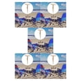 thumbnail image 2 of Maytalsory Support de Verre à Vin Pratique pour Plage et Camping, Support d'Assiette de Service, Table à Vin d'Extérieur Style A, Ensemble de 5, 2 of 6