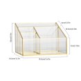 thumbnail image 2 of Organisateur de Maquillage en Verre avec Visibilité Transparente et Finition Dorée pour un Rangement Efficace des Pinceaux Rouges à Lèvres Parfums Correcteurs dans la Chambre Salle de Bain, 2 of 6