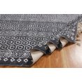 thumbnail image 5 of Casavani Handmade Cotton Rug Hallway Stair Runner Rug Black Area Kilim 6x12 feet, 5 of 5