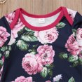 thumbnail image 4 of EYIIYE Mother and Daughter Matching Pajamas Floral Kimono Short Robes Sleepwear, 4 of 7