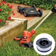 thumbnail image 3 of Black + Decker Lawn Mower Nylon Spool Replacement with Covers and Springs - 6 Pack, 3 of 5