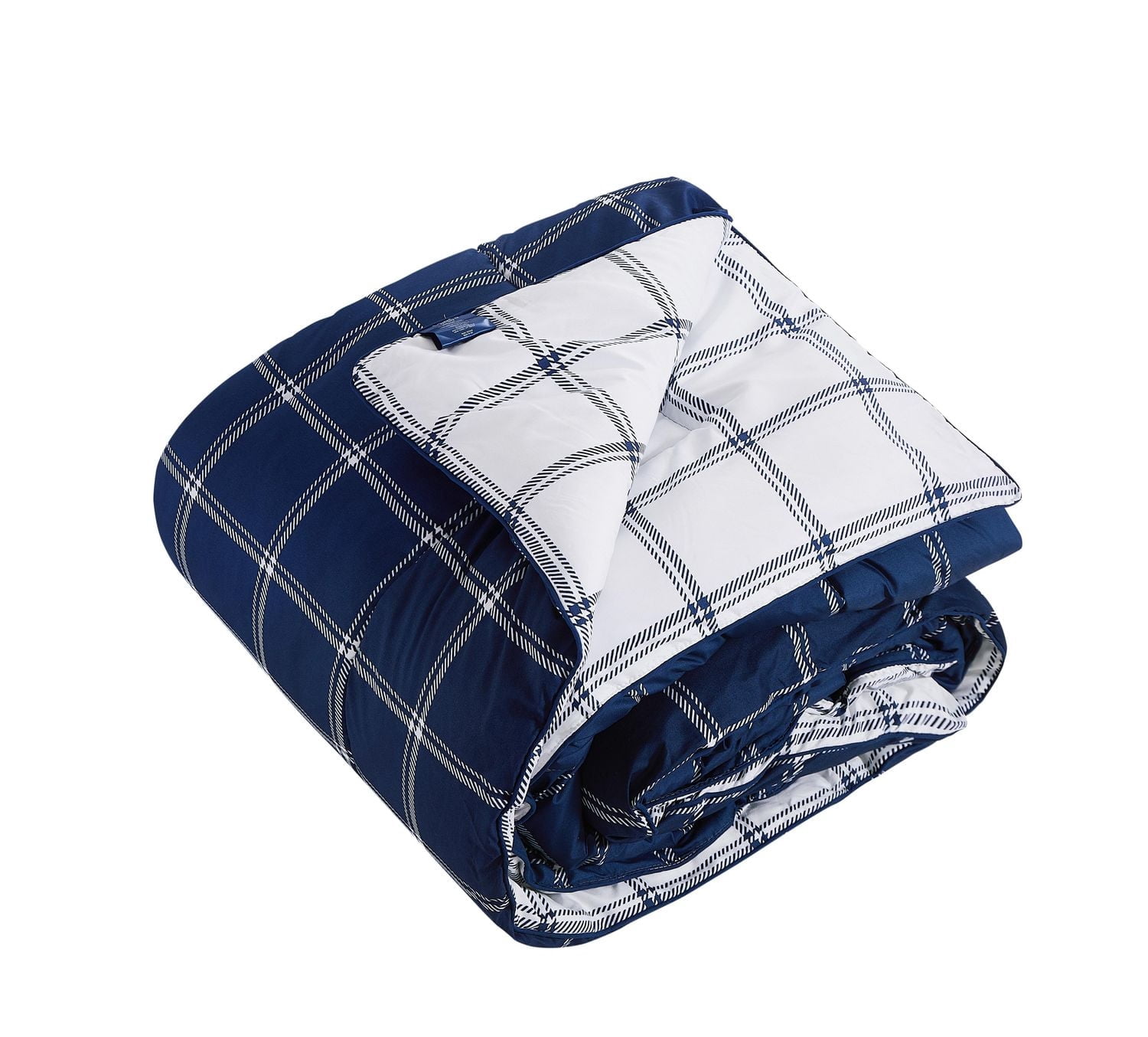 Chaps 8-Piece Plaid Bedding Comforter Set - Lit dans un sac