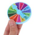 thumbnail image 2 of 10pcs Mini Tabletop Prize Wheel 15 Slots Spinning Prize Wheel Fortune Game Wheel Turntable Prizes Roulette Wheel for Carnival Party, 2 of 8