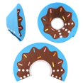 thumbnail image 3 of CBFFDC Collier pour Animaux de Compagnie Non Restrictif Double Boutonnage Ajustable Collier de Récupération Confortable Cône Protecteur Fournitures pour Animaux de Compagnie, 3 of 7