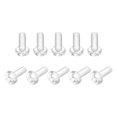 thumbnail image 1 of Unique Bargains M6x16mm Plastic Phillips Bolts PC Pan Head Machine Screws Transparent 50 Pack, 1 of 5
