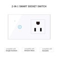 thumbnail image 4 of Mistaha 95- Wi-Fi Smart Wall Outlet with 1 Gang Touch Light Switch Smart Life APP Remote Control, Voice Control, Touch Control Compatible with Assistant Wi-Fi Smart Switch Plug Outlet Standard, 4 of 8