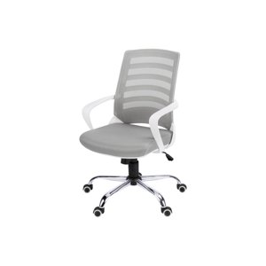 Monarch Specialties 7225 Président du Bureau multi-postes - Blanc/gris Mesh