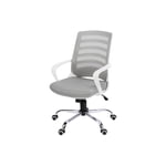 Monarch Specialties 7225 Multi-Position Office Chair - White/Grey Mesh