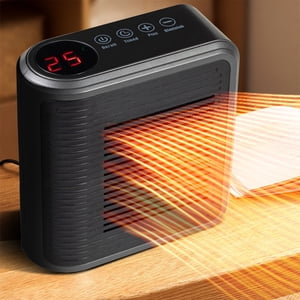 Chmadoxn Chauffe-eau pour usage intérieur Mini Thermopompe à prise murale Thermupompe multi-fonctions Timing Chauffe-chauffeur chaud