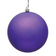 thumbnail image 1 of Vickerman N594066DMV Boule d'Ornement de Noël 15,75 Po Violet Mat UV Percée, 1 of 1