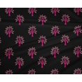 thumbnail image 4 of oneOone Polyester Lycra Fabric Floral & Flying Swan Block Print Fabric BTY 56 Inch Wide, 4 of 4