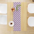 thumbnail image 2 of Fabstyles Squares Wide Cotton Table Runner 16x54 Black, 2 of 3