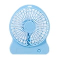 thumbnail image 2 of Small Desk Fan, Portable Electric Table Desktop Air Circulator Fans, Desktop USB Charging Fan Three Speed Adjustment Small Fan Silent Fan Portable Small Table Fan Suitable For Office And Bedroom, 2 of 6