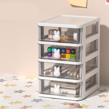 Rangement à Tiroirs en Plastique, Boîte de Rangement de Bureau Organisateur à Multiples Petits Tiroirs Tiroirs de Rangement en Plastique Fiabilité Ultime