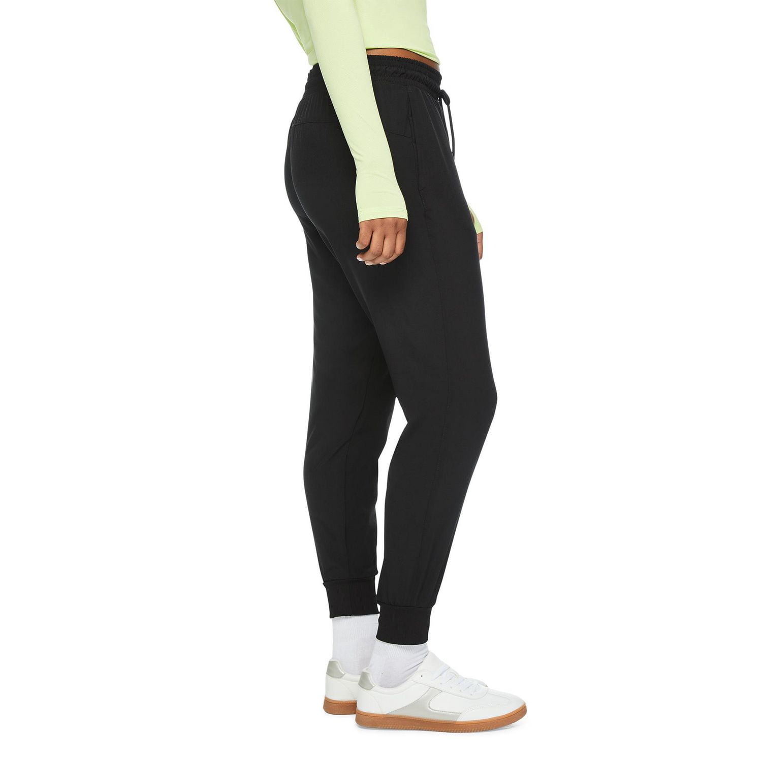 Athletic Works Women's Ribbed Cuff Woven Jogger