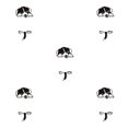 thumbnail image 3 of Youkk Water Proof Dark Wall Stickers For Light Switches Wide Application Wall Decals 003 5Set, 3 of 6