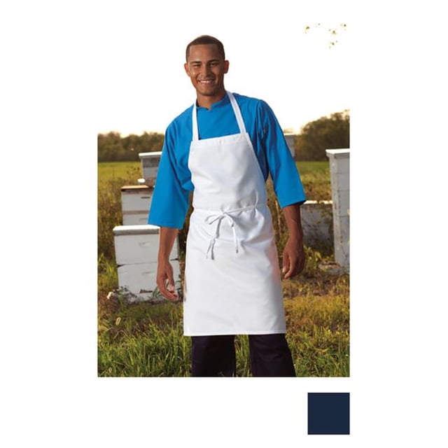 Uncommon Threads 3000-1600 30W x 34L Bib Apron in Navy