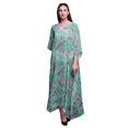 thumbnail image 1 of Bimba Caftan de Plage à Oiseaux, Paréo de Bikini, Robe Maxi pour Femmes, Long Caftan-S-L, 1 of 5