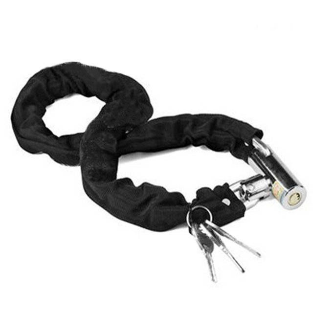 Bangcool Bicycle Chain Lock Steel 3.28ft Mountain Bike Lock Cycling Cable Lock with Key