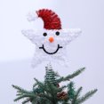 thumbnail image 3 of SDNall Christmas Tree Decorations, Christmas Tree Lights, Christmas Tree Stand, Artificial Christmas Tree, Christmas Tree Star, Christmas Cute Snowman Treetop Star Christmas Tree Home Decoration, 3 of 6