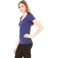 thumbnail image 2 of Bella + Canvas T-Shirt à Manches Courtes Col en V Profond pour Femmes, 2 of 3