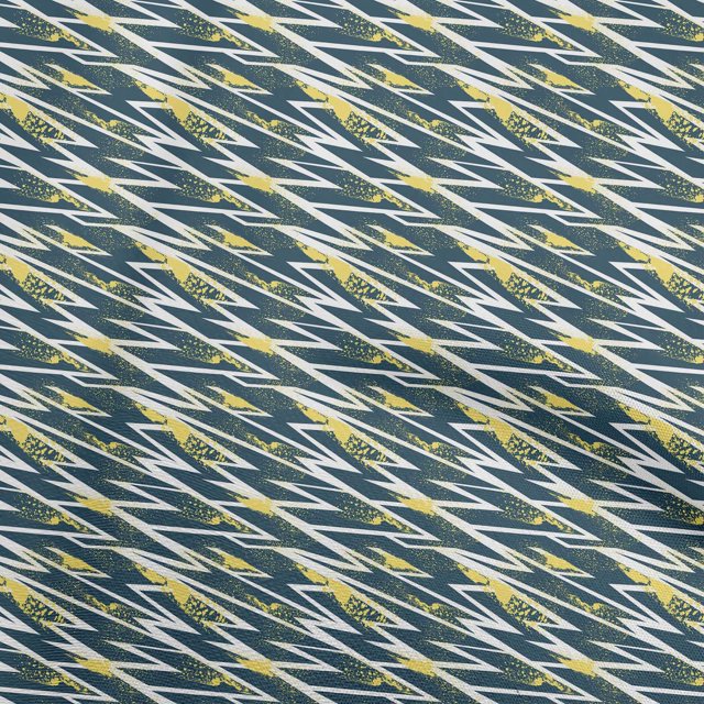 oneOone Rayon Dark Teal Blue Fabric Abstracts Craft Projects Decor Fabric Printed By The Yard 56 Inch Wide