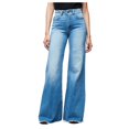 thumbnail image 2 of zanvin Pantalon en Lin pour Femmes, Mode Féminine Décontractée Ample Jeans en Denim Lavé Décontracté Uni Extensible Pantalon Ajusté Pantalon Cargo Femmes, 2 of 5