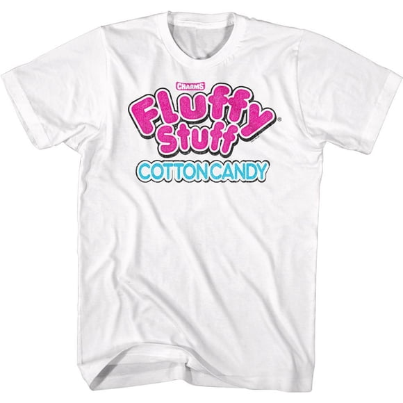 Tootsie Roll Fluffly Stuff Logo White T-Shirt