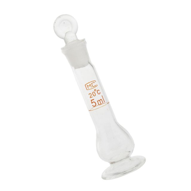 S SERENABLE Micro Volumétrique avec Base et Bouchon de Sol 1-10 ml 5 ml