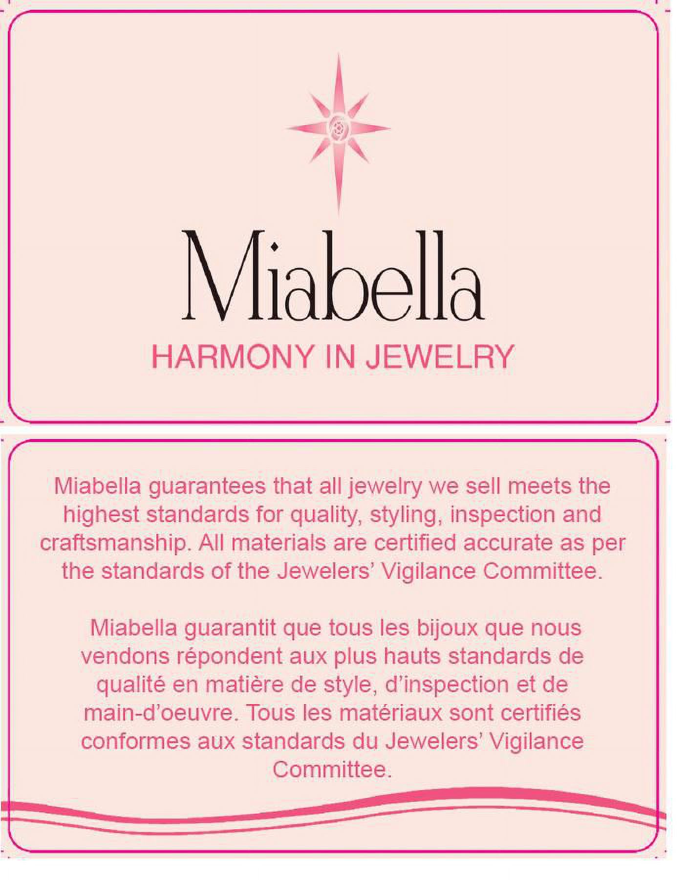 Ensemble nuptial Miabella avec diamants de coupe princesse et de coupe ronde 0,20 CT poids total en argent sterling