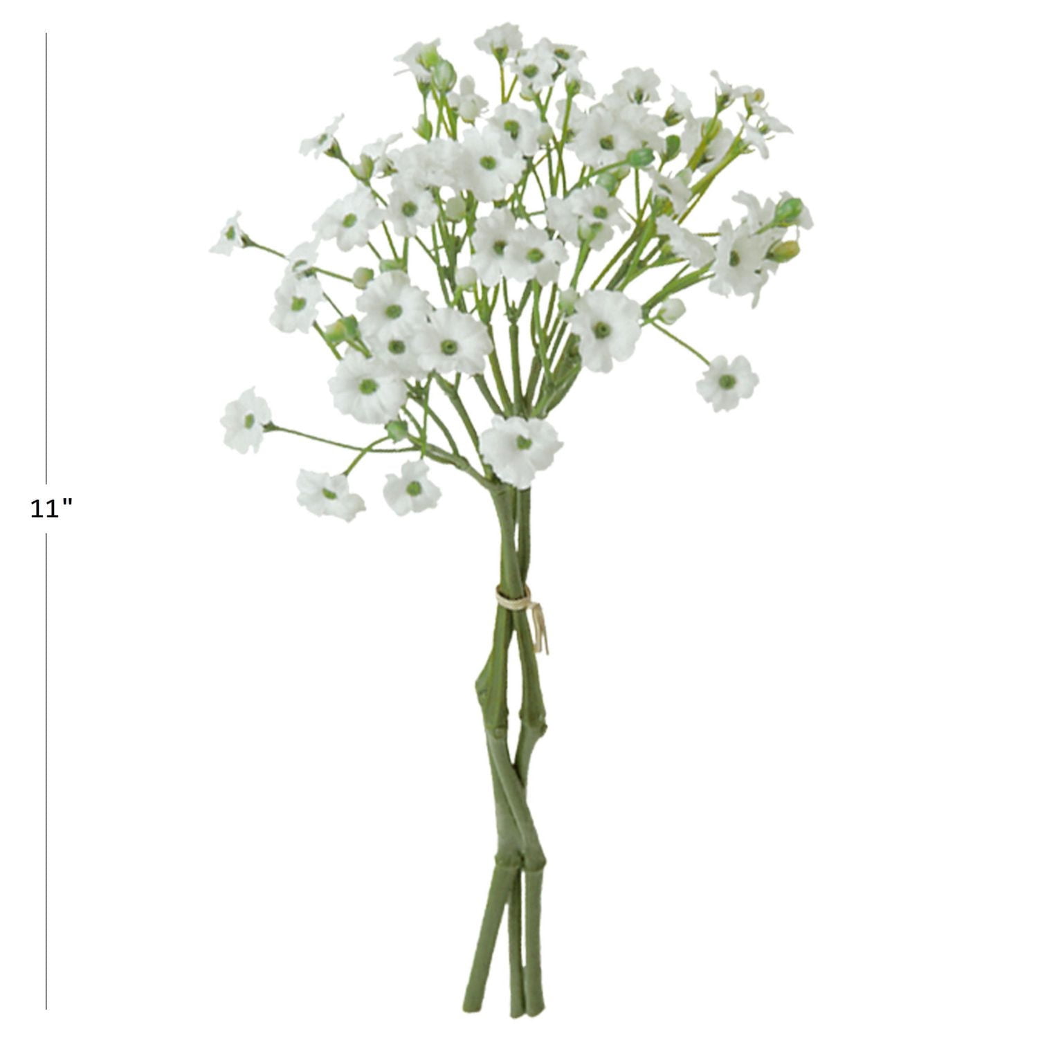 Ensemble de 3 Tiges de Fleurs de Gypsophile Artificielles