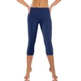 thumbnail image 4 of Prix Réduit! jovatis Pantalon Cargo pour Femmes/hommes Décontracté Mode Décontractée Femmes Uni Extensible Dames Taille Haute Pantalon à Jambe Grand Pantalon de Yoga Capris, 4 of 6
