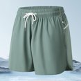 thumbnail image 1 of Styesk Mens Shorts Men Leisure Fashion Solid Color Loose And Comfortable Motion Straight-leg Work Clothes Shorts, 1 of 4
