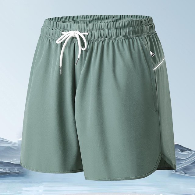 Styesk Mens Shorts Men Leisure Fashion Solid Color Loose And Comfortable Motion Straight-leg Work Clothes Shorts