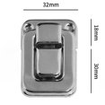 thumbnail image 2 of 4 Pcs Iron Antique Hasp Lock for Jewelry Box Suitcase Buckle Vintage Clip Buckle, 2 of 8