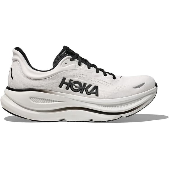 Hoka Bondi 9 White/Black Men's Running Shoes