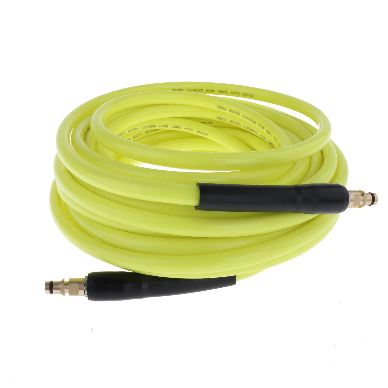DOLITY Tuyau de Laveuse Haute Pression 2610 PSI Tuyau de Laveuse pour Voiture Accessoires Multi-Usage 10 m