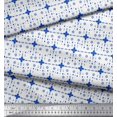 thumbnail image 3 of Soimoi Blue Heavy Canvas Fabric Aztec Geometric Print Fabric by the Yard 58 Inch Wide, 3 of 3