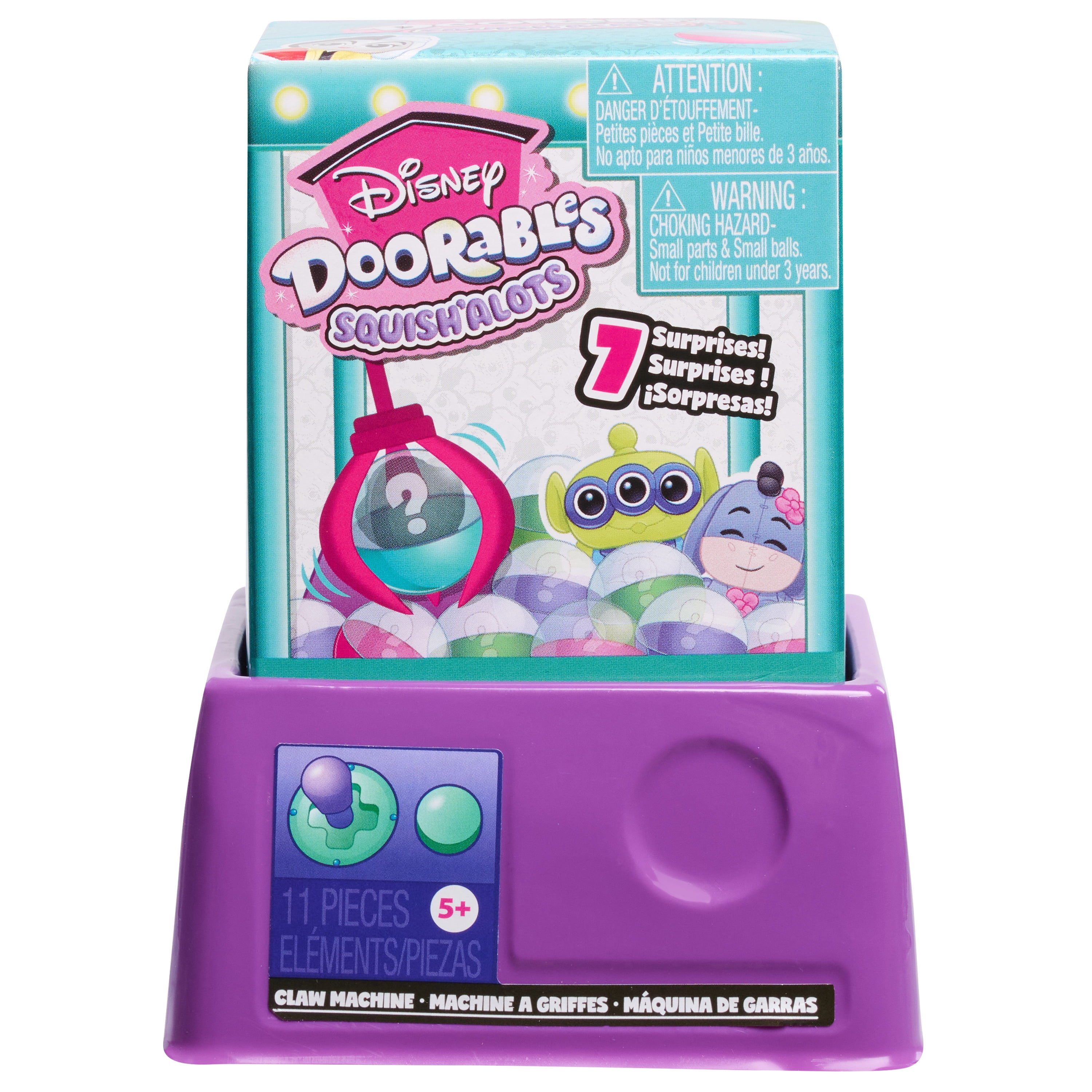 Machine à pince Disney Doorables avec figurines à collectionner et 11 accessoires, jouets pour enfants de 5 ans et plus par Just Play