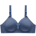 thumbnail image 2 of UPPADA Clearance Sales Full Coverage Plus Size Bra Convenient Front Button Bras Cool Liftup Bra Super Gather Wireless Push-Up Bra Lifting Bras Breathable Underwear Bra, 2 of 6