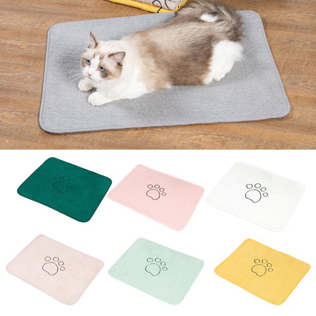 Coussin pour Animaux de Compagnie Antidérapant Antidérapant Résistant à la Morsure Repos Lavable Anti-Dérapant Matelas pour Animaux de Compagnie Chiot Chat Canapé Tapis pour Chambre à Coucher