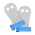 thumbnail image 4 of Lipstore Kids Gymnastic Hand Grips Breathable Gloves for Workout Exercise Accessories L Blue, 4 of 8