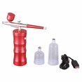 thumbnail image 1 of Makeup Airbrush Handheld Hydrate Moisturize Portable Facial Painting Airbrush for Cosmetic Red, 1 of 14