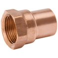 thumbnail image 1 of Mueller Industries W 61225 .38 in. Female Pipe Thread Wrot Copper Adapter, 1 of 1