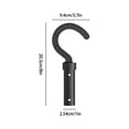 thumbnail image 3 of Clearance! Hook for All Robotic Pool Cleaner Accessories Hook Customized for Pool Vacuum Robot Including Cordless Above Ground and Underwater Attaches To Telescopic Poles Black One Size Black, 3 of 7
