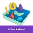 thumbnail image 2 of Kinetic Sand Sandbox Set with Blue Sand, Tools & Storage, 2 of 9